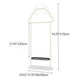 Elegant Marble Coat Hanger Rack Cloud Design hsj-2267