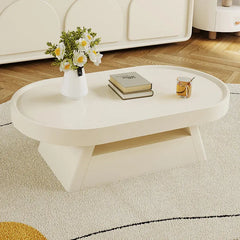 Modern Sleek White Coffee Table - Elegant Design for Stylish Living Rooms HSJ-2269