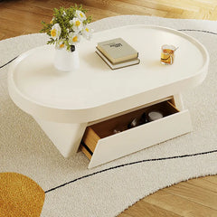 Modern Sleek White Coffee Table - Elegant Design for Stylish Living Rooms HSJ-2269