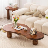 Stylish Pine Wood Coffee Table - Modern Elegance for Living Room Hsyj-2278