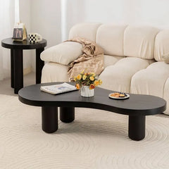 Stylish Pine Wood Coffee Table - Modern Elegance for Living Room Hsyj-2278