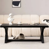 Sleek Solid Wood Coffee Table - Modern Design for Elegant Living Spaces hsyj-2282