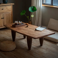 Solid Cedar Wood Coffee Table - Elegant Centerpiece for Your Living Room hty-2056