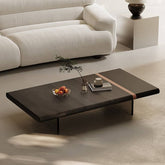 Modern Acrylic Faux Leather Coffee Table - Stylish & Durable Coffee Table for Living Room Decor hxj-2714