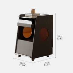 Modern Acrylic Stainless Steel Coffee Table – Sleek & Durable Design for Living Room & Office hxj-2715