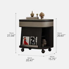 Luxurious Faux Leather Coffee Table – Stylish & Durable Coffee Table for Your Living Room Decor hxj-2717