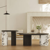 Stunning Marble Coffee Table - Elegant Design & Durable Craftsmanship hxj-2723