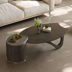 Modern Stainless Steel Coffee Table - Sleek and Durable Design for Any Home hxj-2732