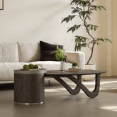Modern Stainless Steel Coffee Table - Sleek and Durable Design for Any Home hxj-2732