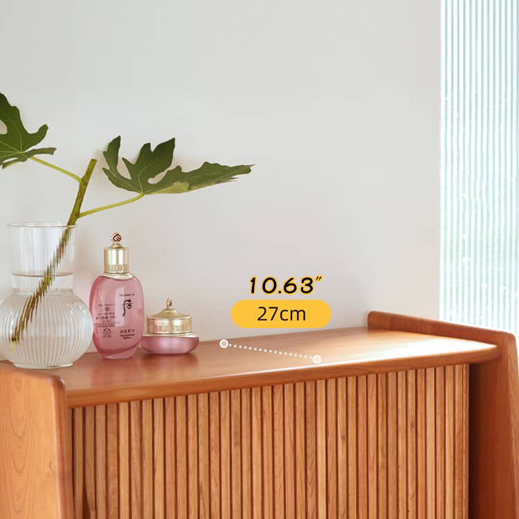 Elegant Cherry Wood Makeup Vanity with Copper Accents & Glass Top hykmq-752 Elegant Cherry Wood Makeup Vanity with Copper Accents & Glass Top hykmq-752