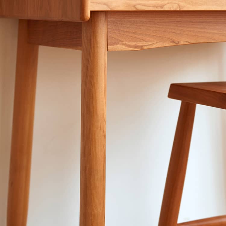 Elegant Cherry Wood Makeup Vanity with Copper Accents & Glass Top hykmq-752 Elegant Cherry Wood Makeup Vanity with Copper Accents & Glass Top hykmq-752