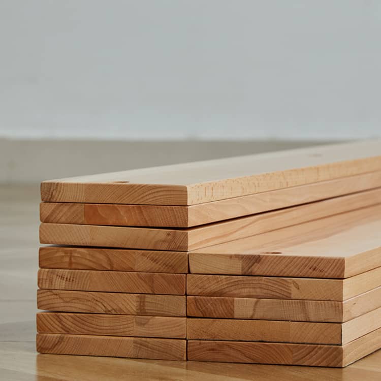 Modern Queen Cherry Wood Bed in Natural Wood Color Durable Cal King Design for Your Room hykmq-771 Modern Queen Cherry Wood Bed in Natural Wood Color Durable Cal King Design for Your Room hykmq-771