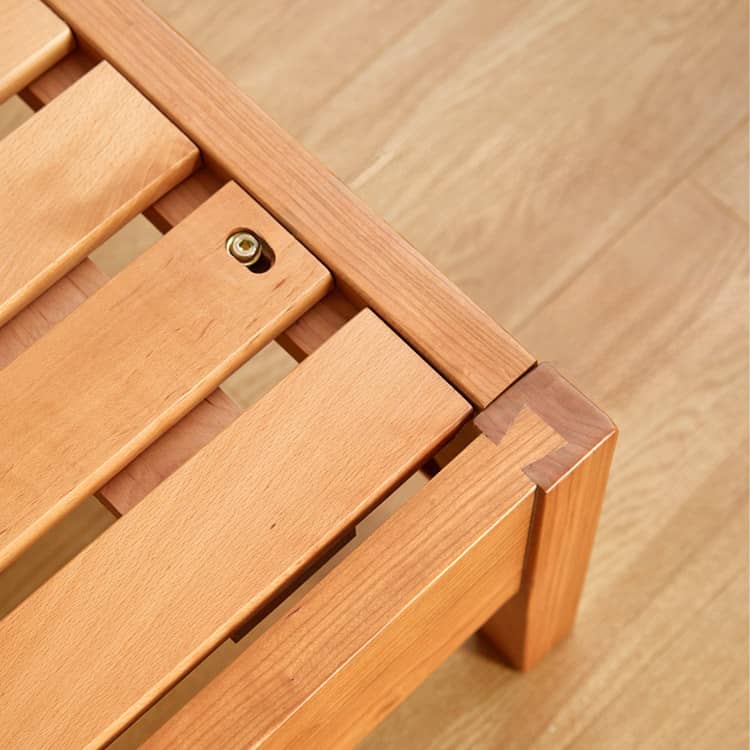 Modern Cherry Wood California King Size Bed – Durable Design with Beech Wood Frame Queen Size hykmq-772 Modern Cherry Wood California King Size Bed – Durable Design with Beech Wood Frame Queen Size hykmq-772