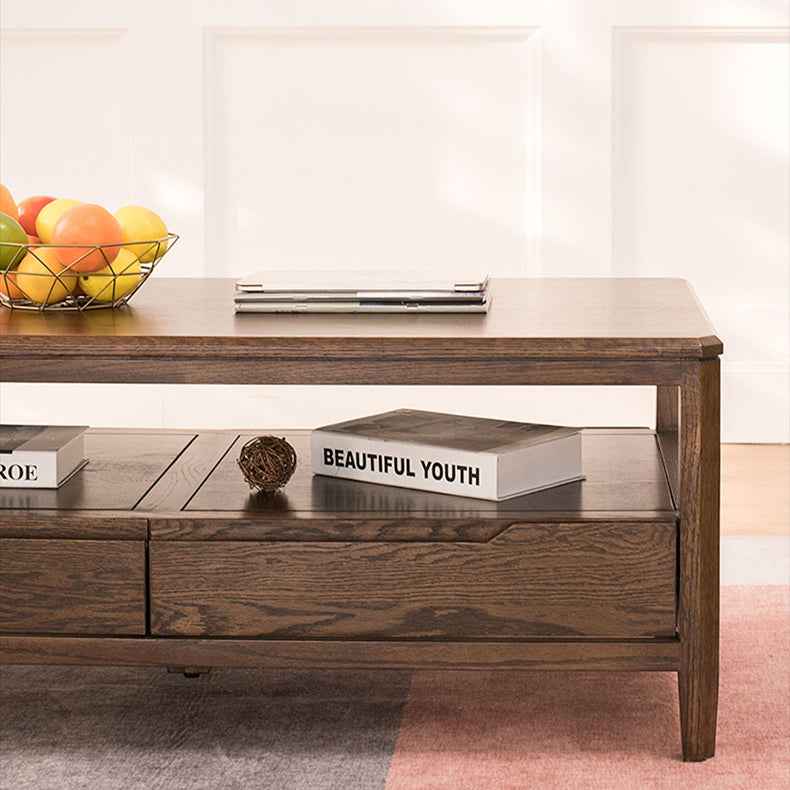 Minimalistic Rectangular Wooden Coffee Table with Storage - Modern for LIvingroom hym-1536 Minimalistic Rectangular Wooden Coffee Table with Storage - Modern for LIvingroom hym-1536
