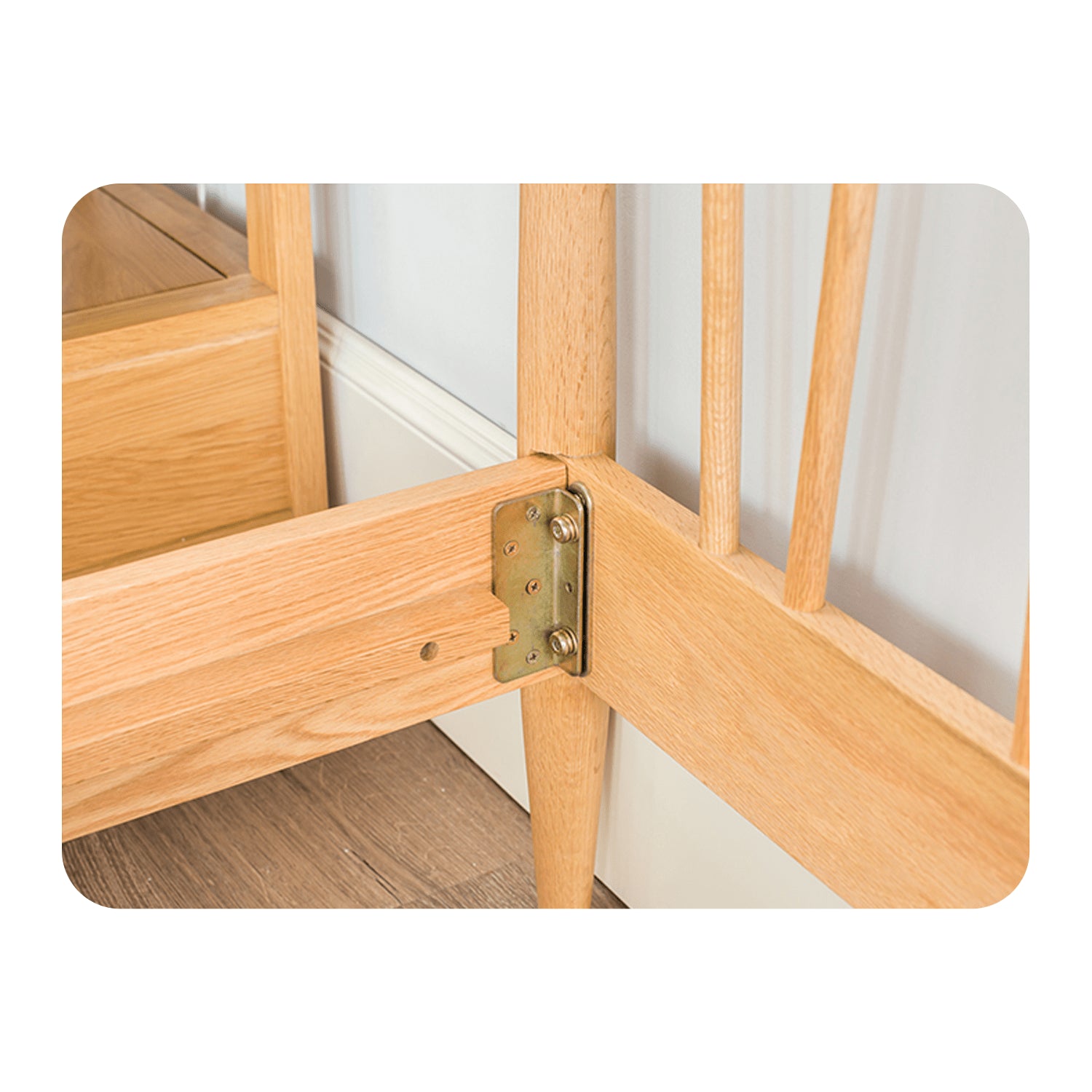 Stylish Brown Oak and Pine Natural Wood Bed for a Timeless Bedroom Look hym-474 Stylish Brown Oak and Pine Natural Wood Bed for a Timeless Bedroom Look hym-474