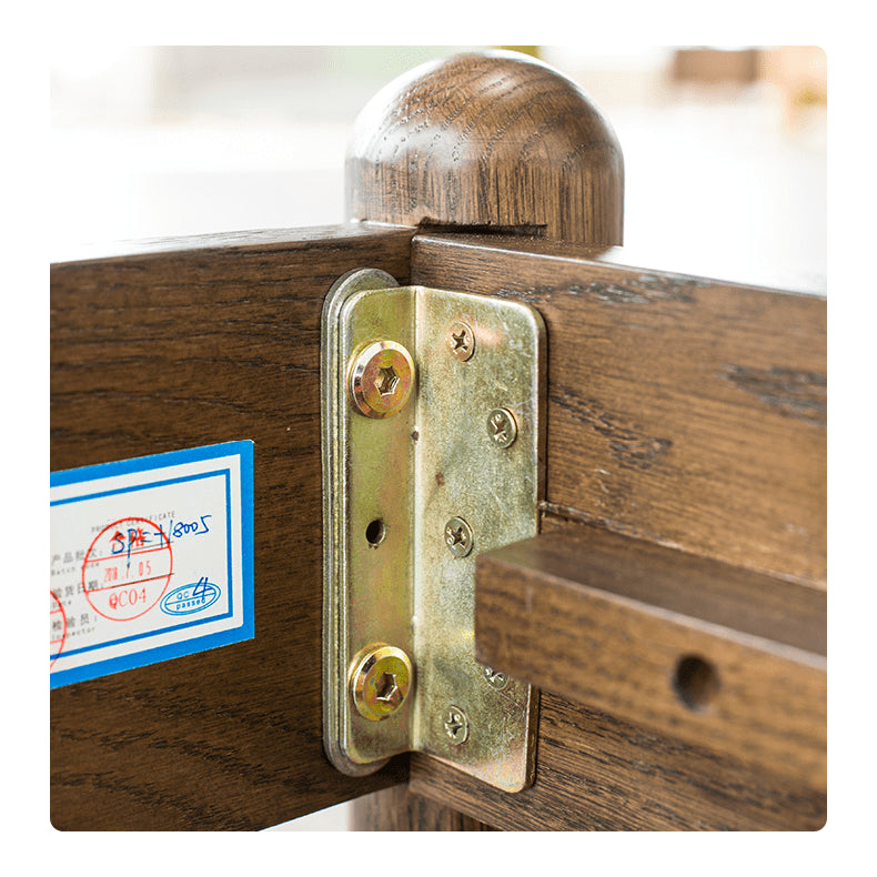 Stylish Natural Wood Bed Frame in Gray, Blue, or Brown - Oak and Pine with Cotton-Ramie Fabric Options hym-477 Stylish Natural Wood Bed Frame in Gray, Blue, or Brown - Oak and Pine with Cotton-Ramie Fabric Options hym-477