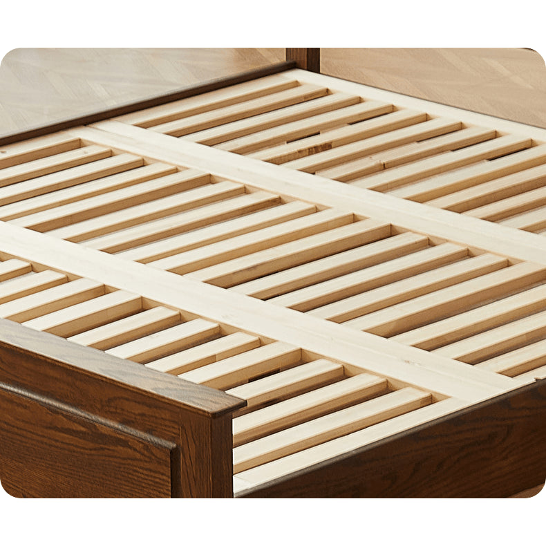 Luxurious Cal King Oak Wood Bed Frame - Stylish Design for a Cozy Bedroom hym-478 Luxurious Cal King Oak Wood Bed Frame - Stylish Design for a Cozy Bedroom hym-478