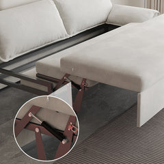 Modern Faux Leather Sofa Bed in Multi-Color - Stylish Pull-Out Sofa for Small Living Room hyt-1426