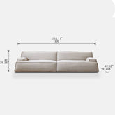 Luxurious Pine Suede Down Sofa for Ultimate Comfort and Style my-365
