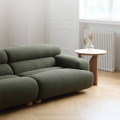 Luxurious Dark Green Pine Sofa - Elegant Comfort for Your Living Room my-369