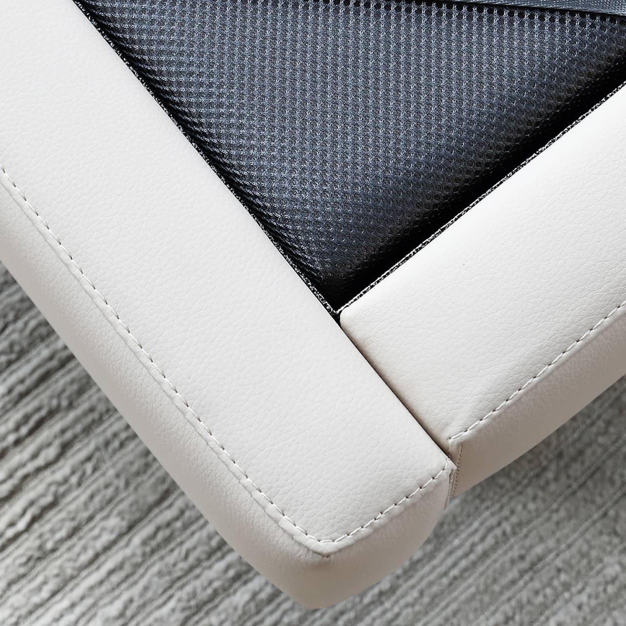 Minimalistic Beige California King Size Bed Pine Wood Frame & Upholstery Headboard my-380 Minimalistic Beige California King Size Bed Pine Wood Frame & Upholstery Headboard my-380