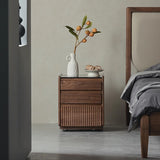 Premium Black Walnut Nightstand- Elegant Storage Solution for Your Home ps-008