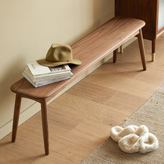 Elegant Black Walnut Stool - Perfect for Modern Interiors ps-013