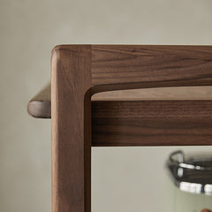 Black Walnut Storage Rack - Stylish and Durable Solution for Home Organization ps-017