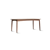 Functional Rectangular Black Walnut Dining Table for 8 - Stylish & Durable Design ps-024