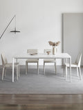 Elegant Space Aluminum Leather Chair - Durable & Stylish Seating Solution qc-001
