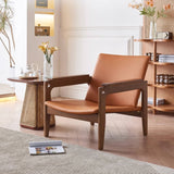 Stylish Brown Rattan & Ash Wood End Table for Modern Living Spaces tzm-518
