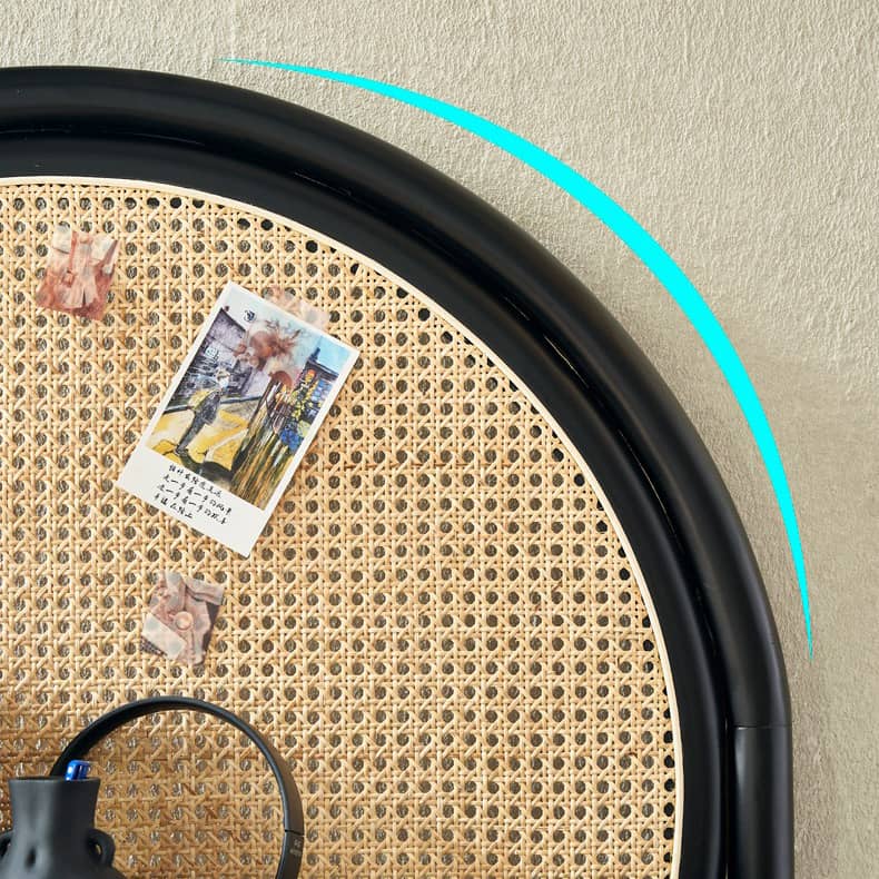 Stunning Black Rattan Makeup Vanity with Natural Ash Wood Finish and Multi-Layer Board tzm-550 Stunning Black Rattan Makeup Vanity with Natural Ash Wood Finish and Multi-Layer Board tzm-550