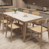 Modern Rubber Wood Dining Chair with Synthetic Leather for Dining Room ybn-971