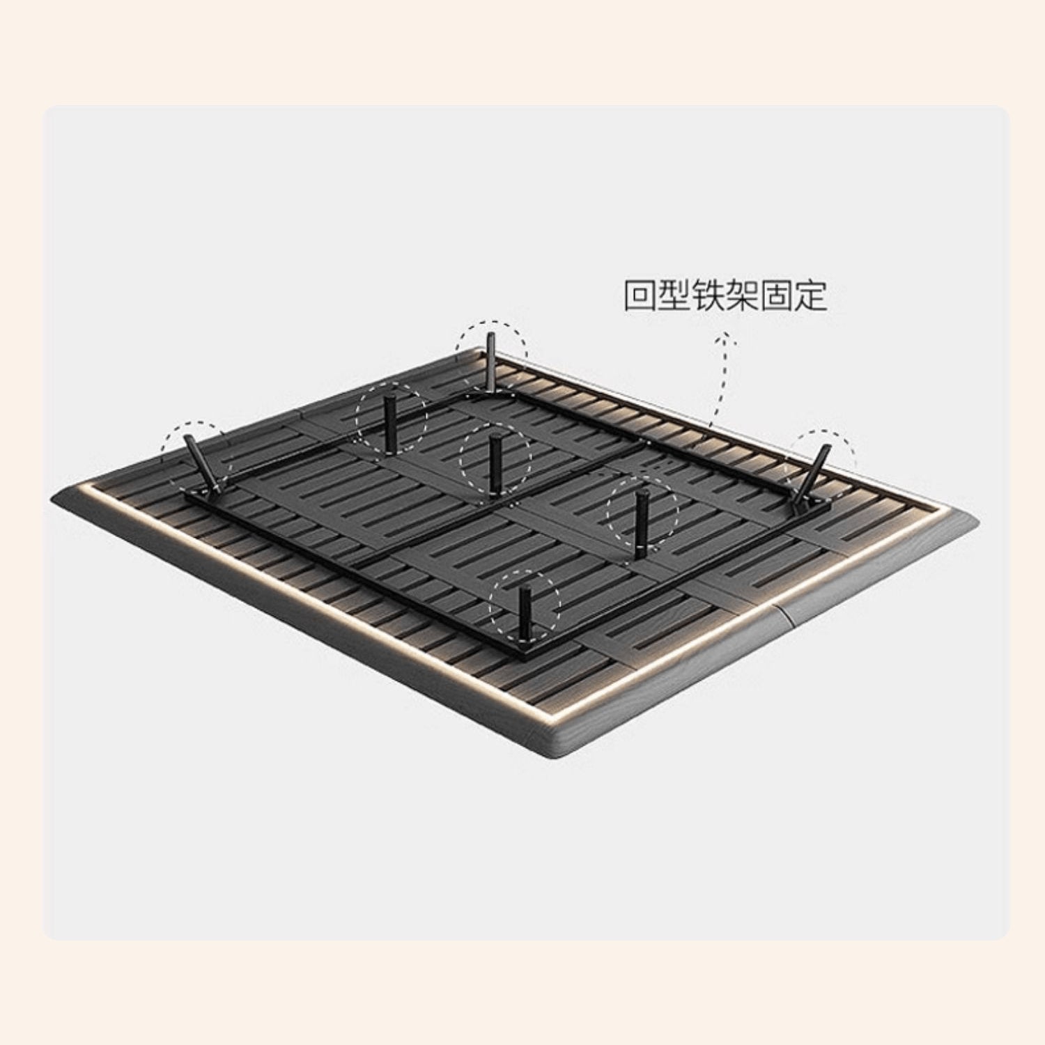 Sleek Black PU Leather Bed with Elegant Wood Frame - Stylish & Durable Design yw-202 Sleek Black PU Leather Bed with Elegant Wood Frame - Stylish & Durable Design yw-202