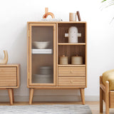 Oak Wood Cabinet - Stylish & Durable Storage Solution for Your Home Y107M01