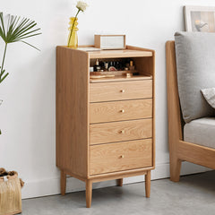 Elegant Oak Wood Cabinet - Stylish Storage Solution for Your Home Y83D04