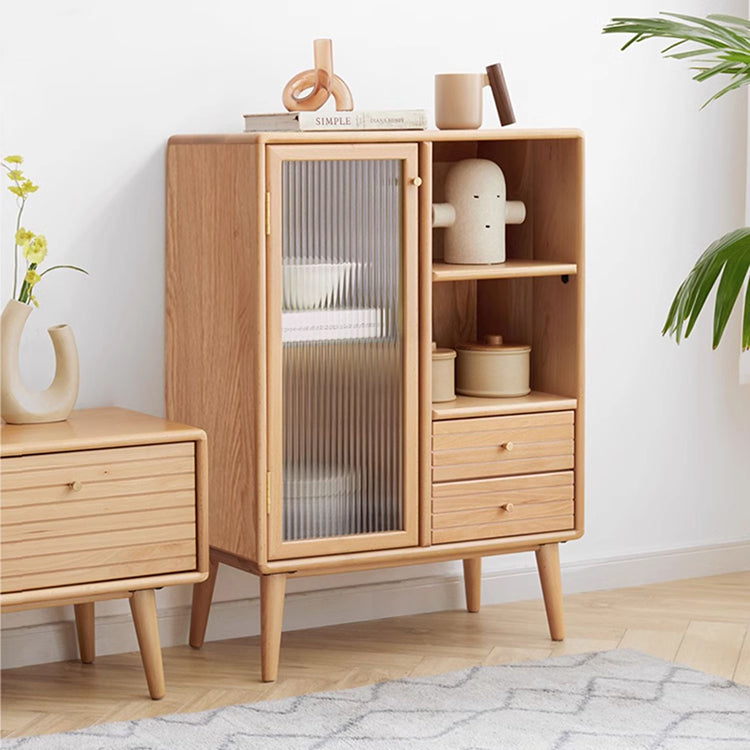 Oak Wood Cabinet - Stylish & Durable Storage Solution for Your Home Y107M01