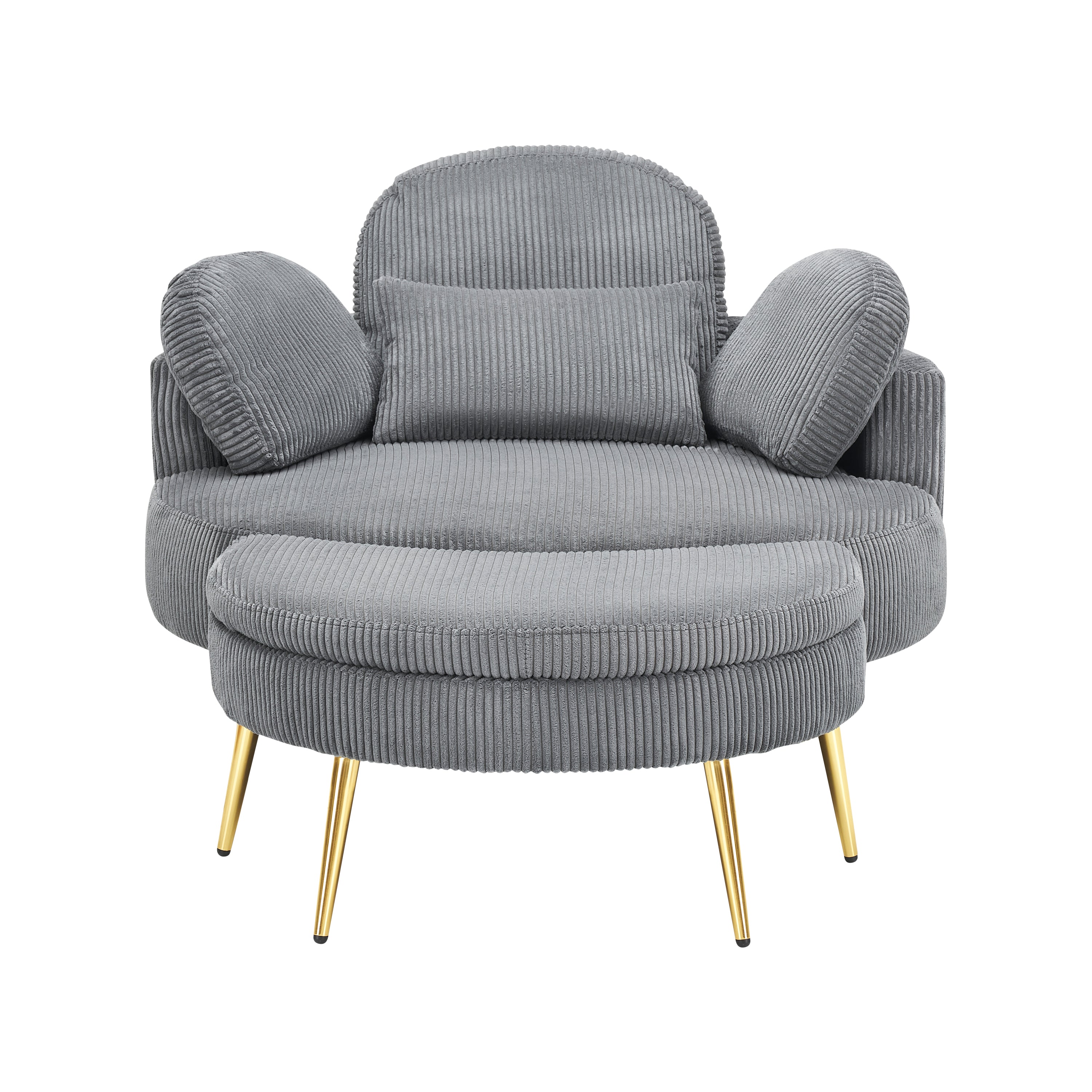 43 inches single grey comfortable chair, single chair soft and comfortable, suitable for meeting room, living room, bedroom