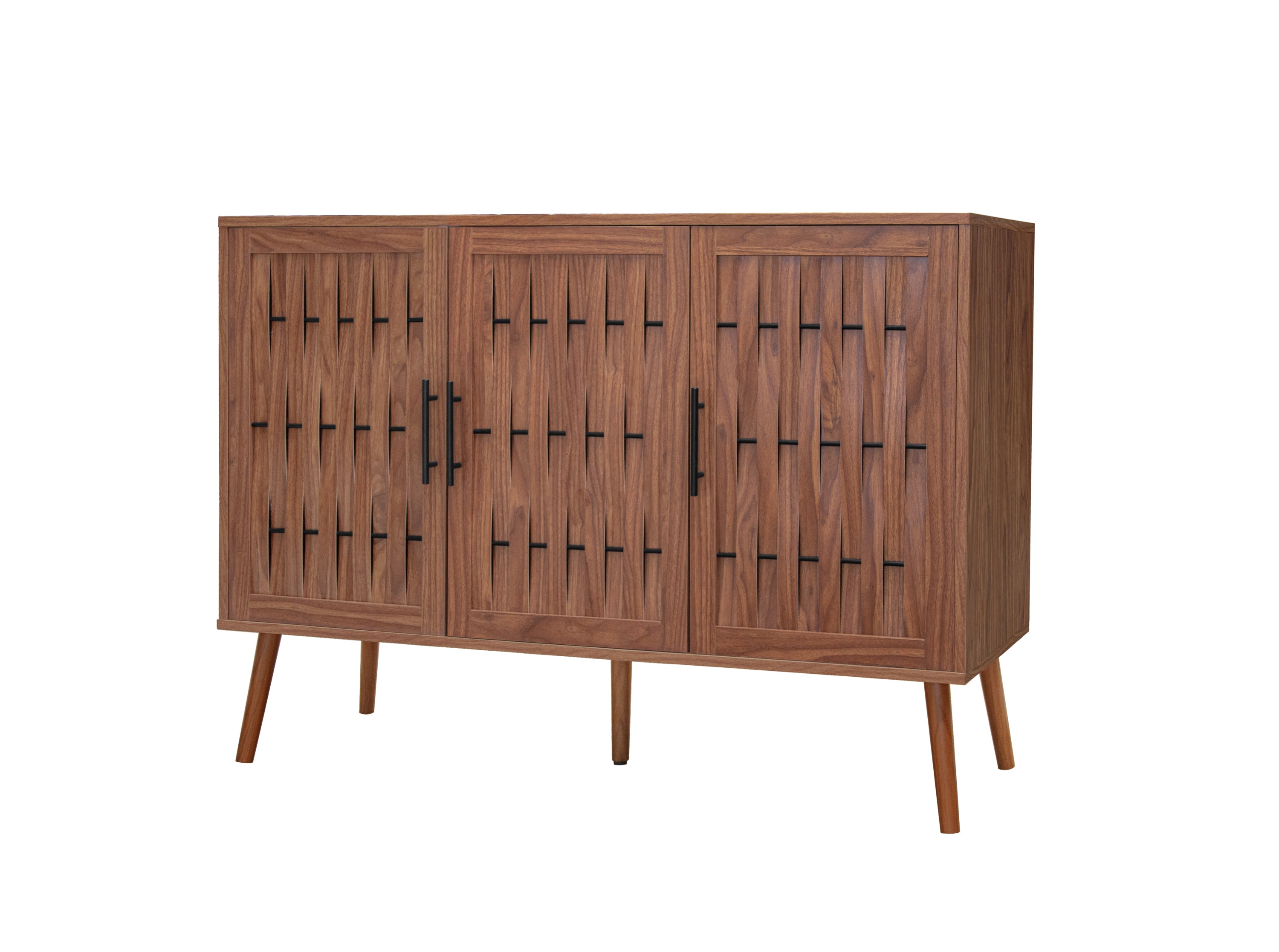 3 door cabinet, Accent Storage Cabinet, Suitable for Living Room, Bedroom, Dining Room, Study