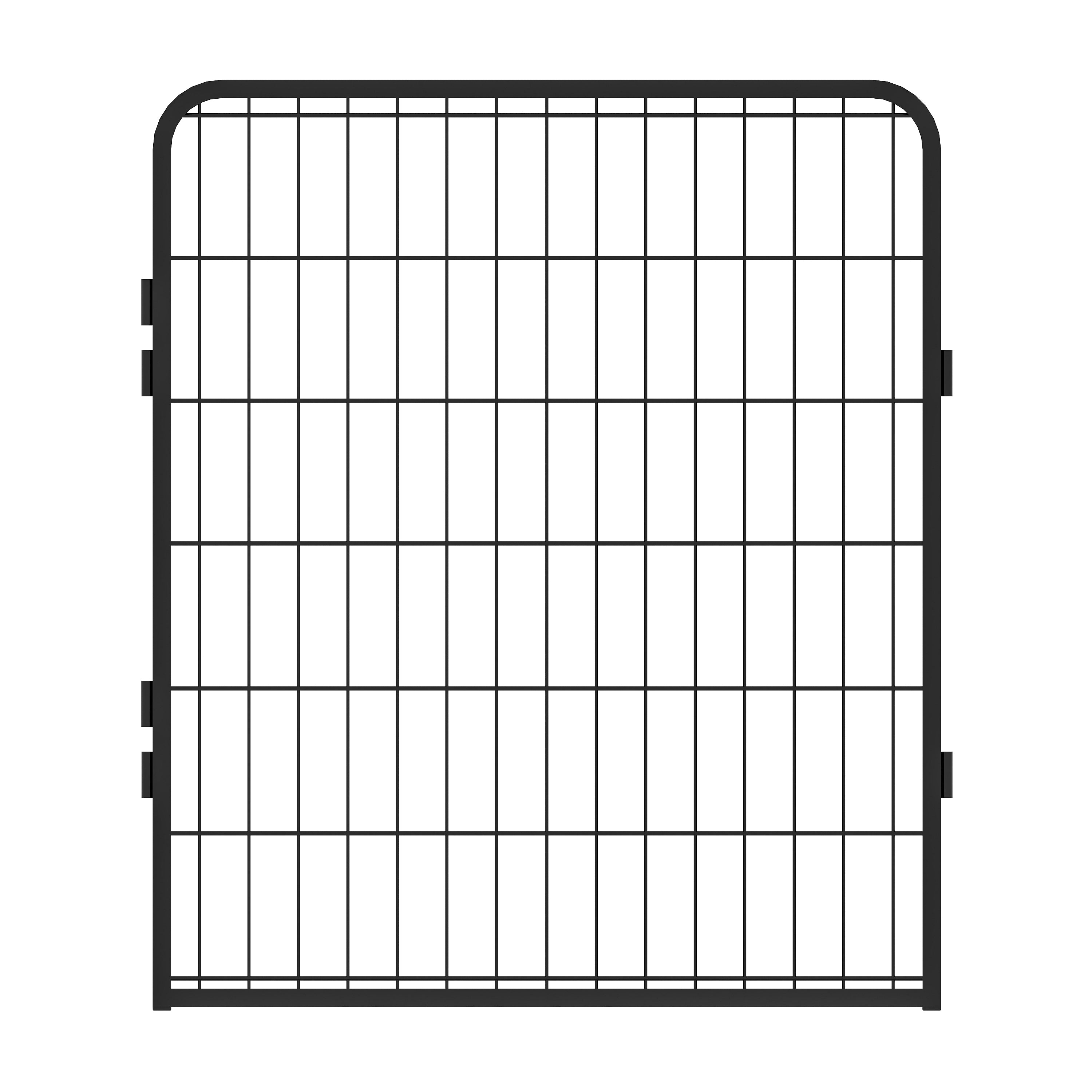 6-Panel Heavy-Duty Dog Playpen, 31.7" Tall Foldable Pet Fence with Door