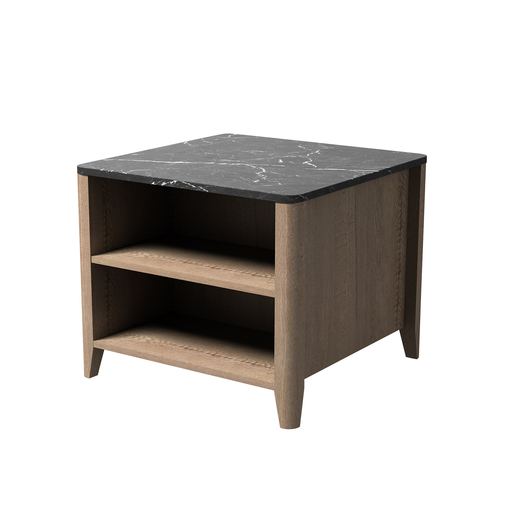 Tobacco Wood Grain Coffee Table. Nightstand