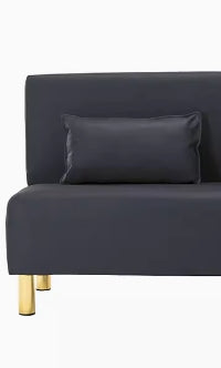 Stylish Multi-Color Sofa: Orange, Khaki, Dark Green, Blue & Light Brown with Premium Wood Finish & Techno Fabric Blend qm-15