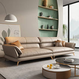 Luxurious Faux Leather Sofa with Pine Wood Frame for Living Room hzh-1373