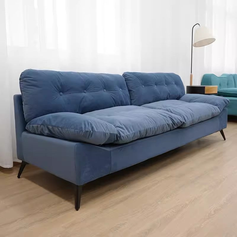 Stylish Modern Sofa in Premium Off White Techno Fabric - Comfortable, Durable & Elegant Seating jy-118