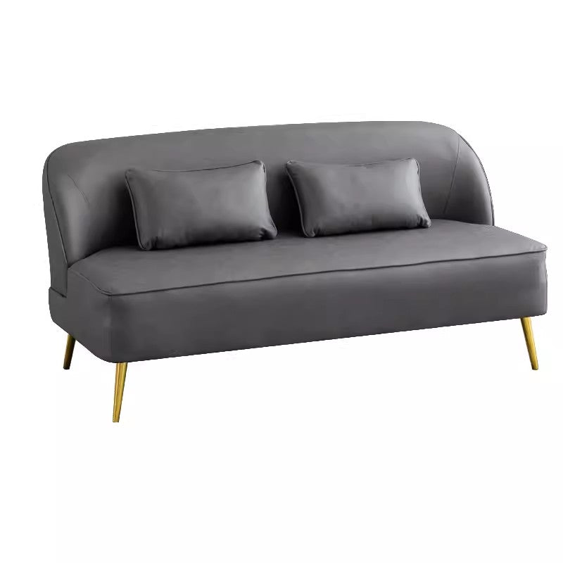 Modern Multi-Color Sofa: Gray, Yellow, Off-White, Dark Green, Orange - Premium Techno Fabric & Cotton, Wood Frame qm-13