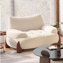 Versatile Sofa: Beige, Dark Yellow, Gray, Green - Light Pine & Oak Wood Options hatx-1023