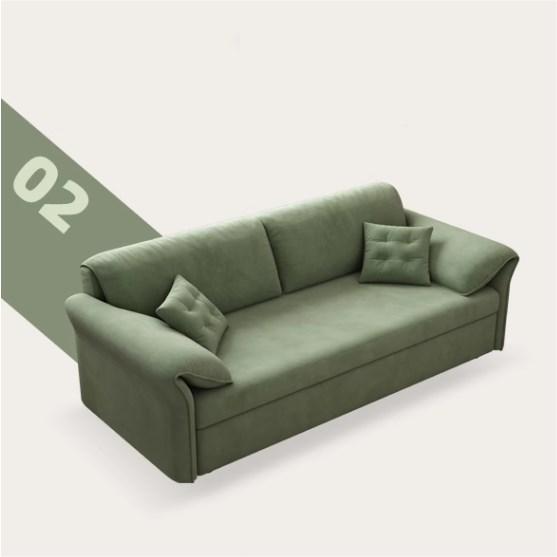 Stylish Sofa in White, Light Gray, Brown, Green, and Blue - Premium Comfort and Design fsx-1015