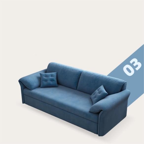 Stylish Sofa in White, Light Gray, Brown, Green, and Blue - Premium Comfort and Design fsx-1015