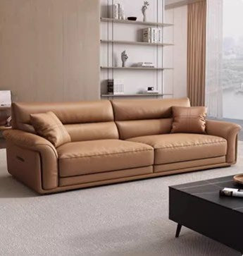 Luxurious Multi-Color Faux Leather Sofa with Foam Filling for LIving Room hzh-1370