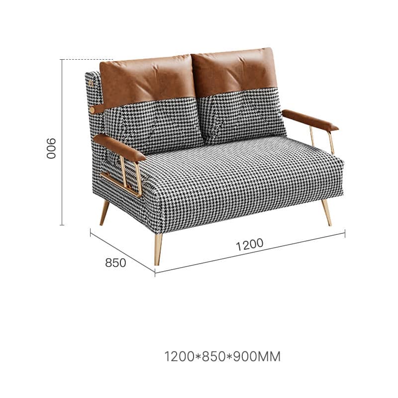 Modern Leathaire Sofa Bed with Foam Filling - Durable & Stylish Design for Living Room fbby-1388